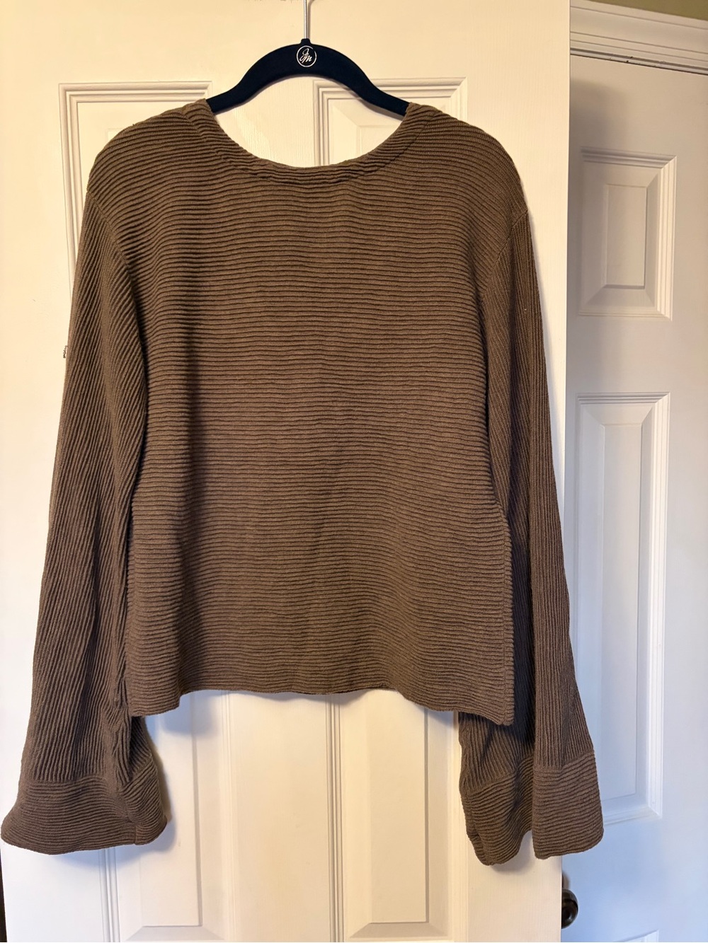 Free People Starman Bell Sleeve Sweater Size Small - Picture 4 of 6